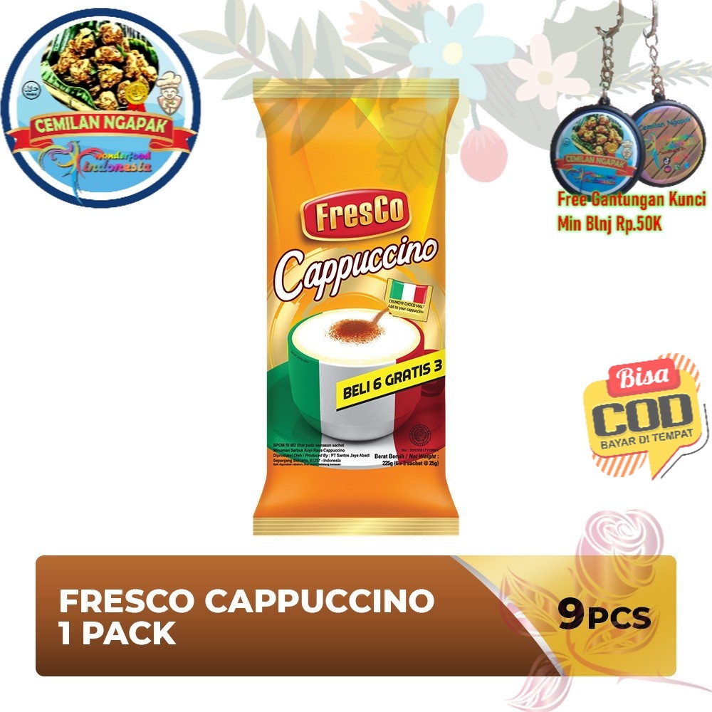 

FRESCO Cappuccino 1 Bag (9 x 25 gr) Kopi Santai