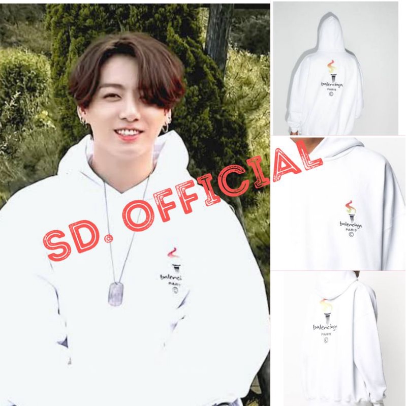 Jaket Hoodie Jumper BTS JUNGKOOK Olimpiade Paris