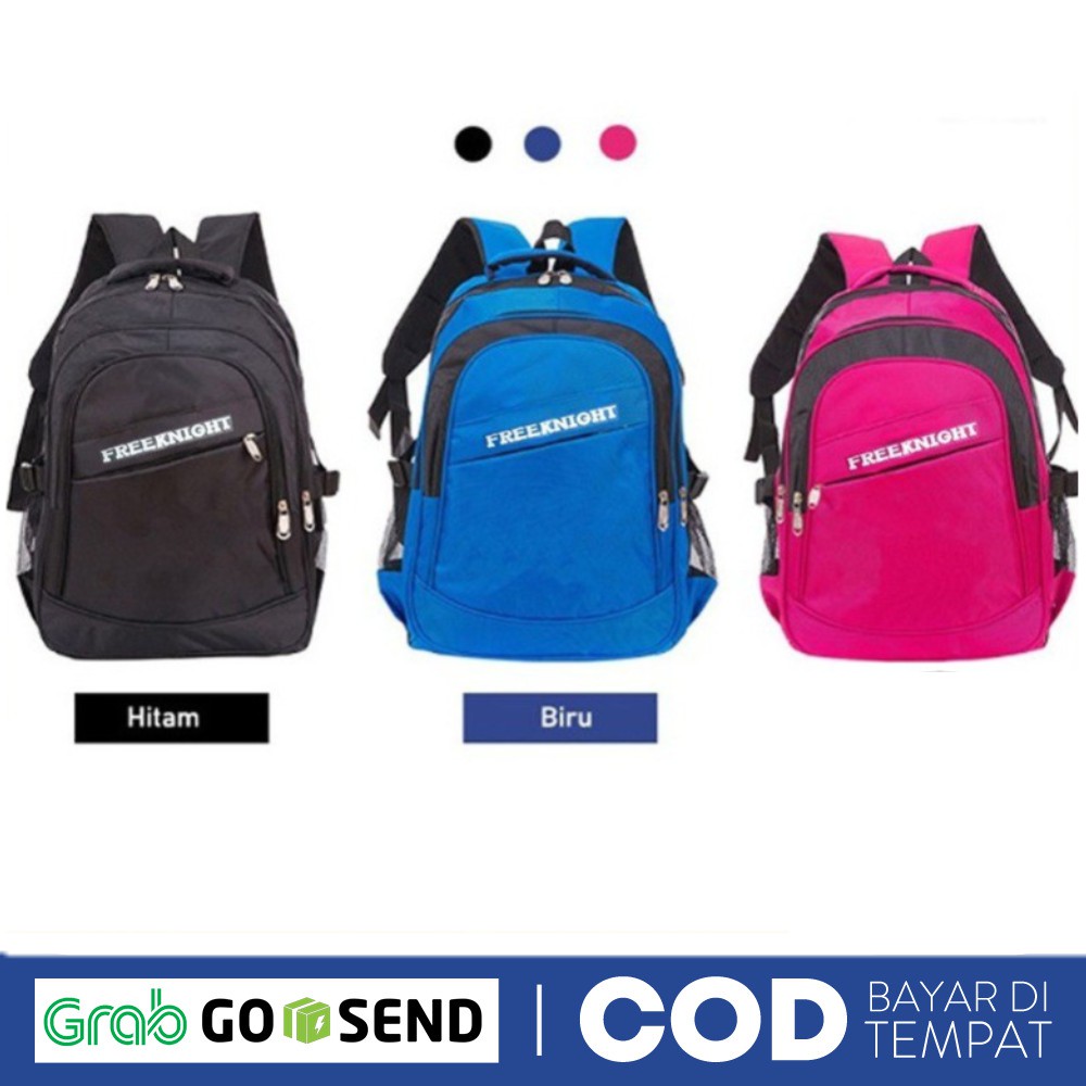 Highland Tas Ransel Pria Tas Wanita Tas Pungung Tas Sekolah USB Backpack Tas Laptop IMPORT TR103