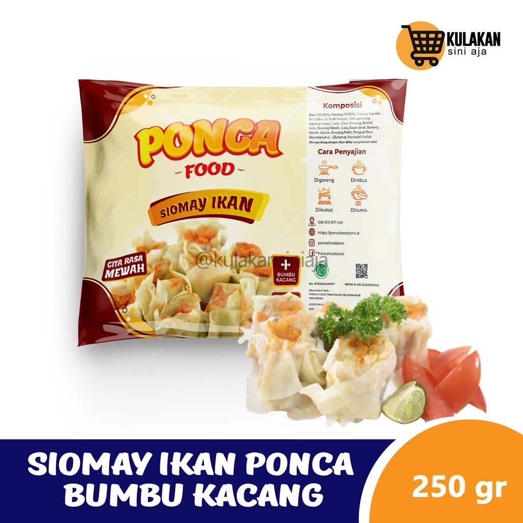 Ponca Siomay Ikan Asli 250 Gram