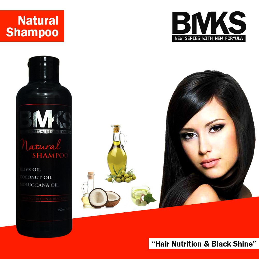 BMKS Natural Shampo - Shampo Penumbuh Rambut 250ml ASLI BPOM