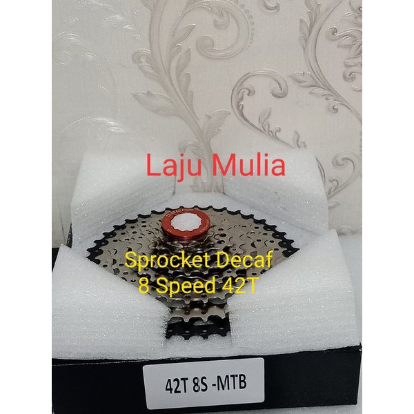 Sprocket Decaf 8 Speed 11-42T 8Speed rasa 10 Speed