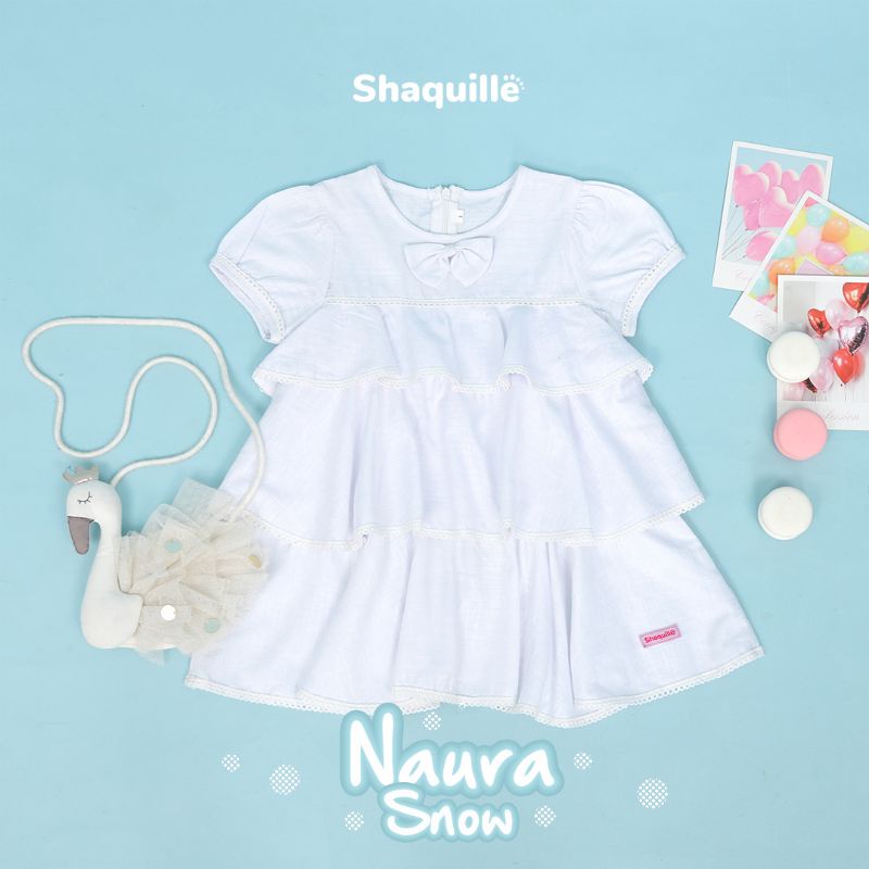 BAJU PUTIH BAYI • NAURA BABY DRESS • MYSURE