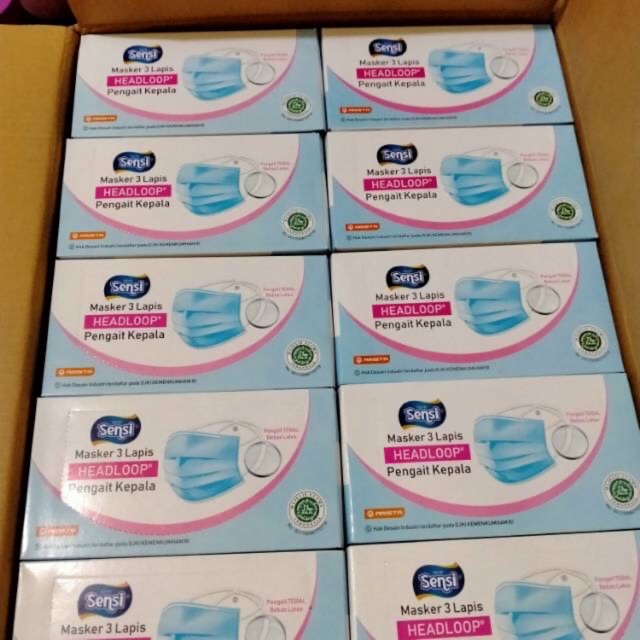 Masker hijab sensi box