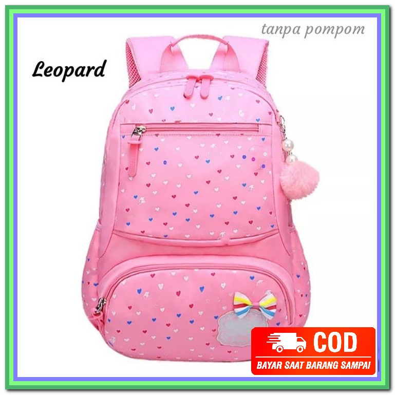 Tas Sekolah  2020 Baru Bahu Fashion Kecil Untuk Anak M Ransel Fas BZ125 Tas Sekolah Anak Perempuan