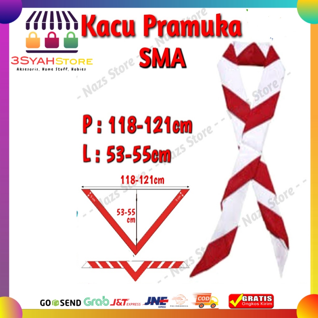 Kacu / Dasi / Hasduk Pramuka SMA Grosir dan Eceran