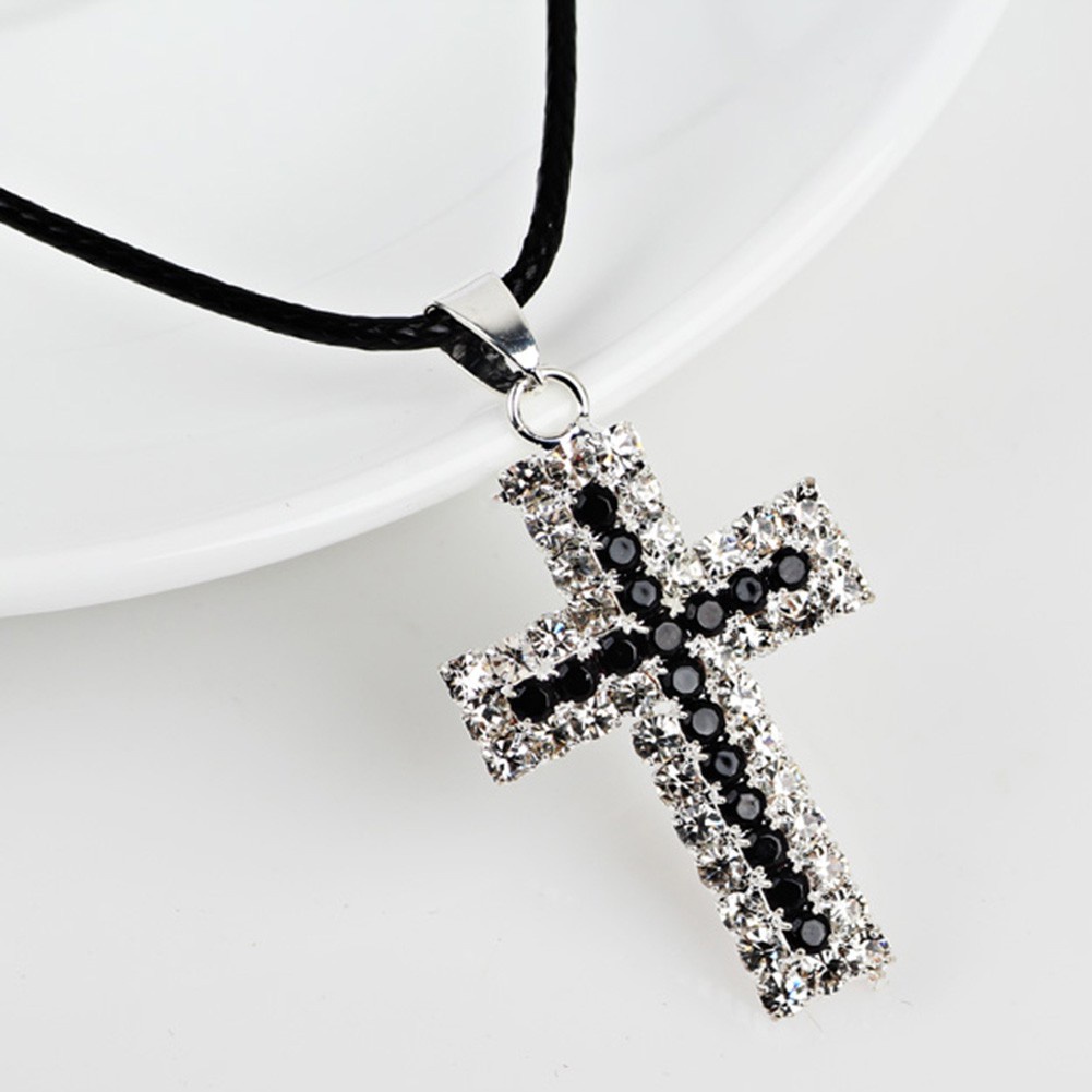 Cross Pendant Necklaces Statement for Women Jewelry Jesus church Christian