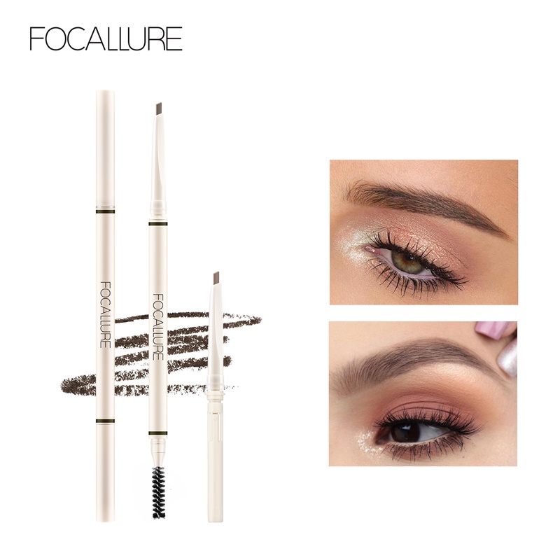 FOCALLURE Artist Sketch Eyebrow Pencil Focallure Eyebrow Tanpa Refill Eyebrow FOCALLURE Pensil Alis Focallure