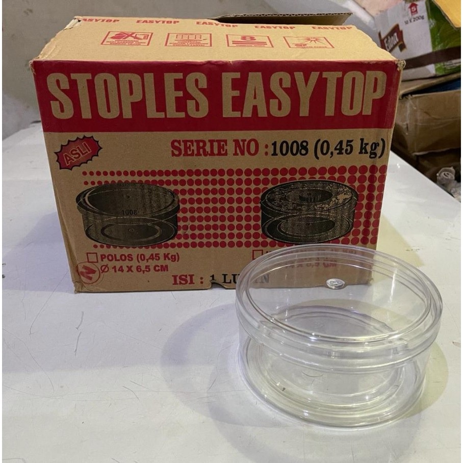 Toples Kue Bulat Easytop 1008 isi 1lusin - Sameday/Instant only!!!