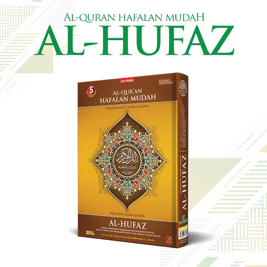 [CRDB] Al-Quran Hafalan Mudah Al-Hufaz Ukuran A5 - HC GOLD