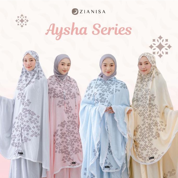 Mukena Zianisa Border Aysha Series Allsize