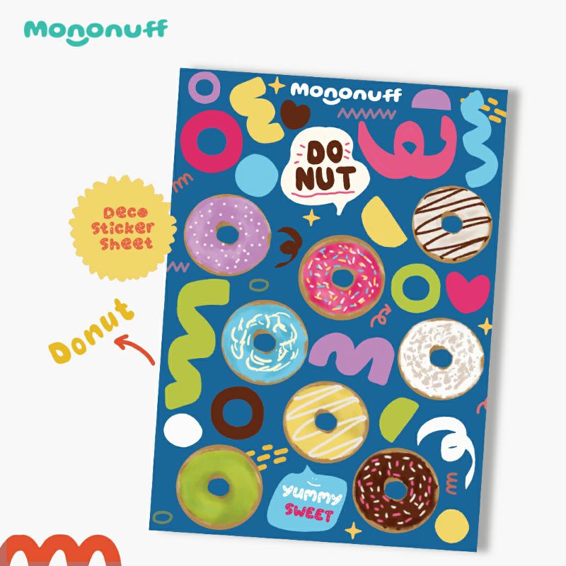 

Donut Sticker Sheet | Deco Sticker