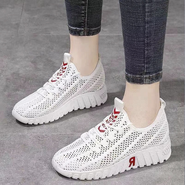 Sepatu Sneakers Fashion Wanita YR7 Casual Impor Trending - RG