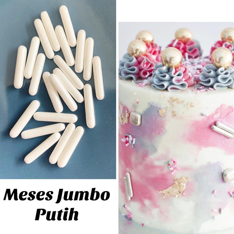 

sprinkle permen kue edible meises jumbo big besar