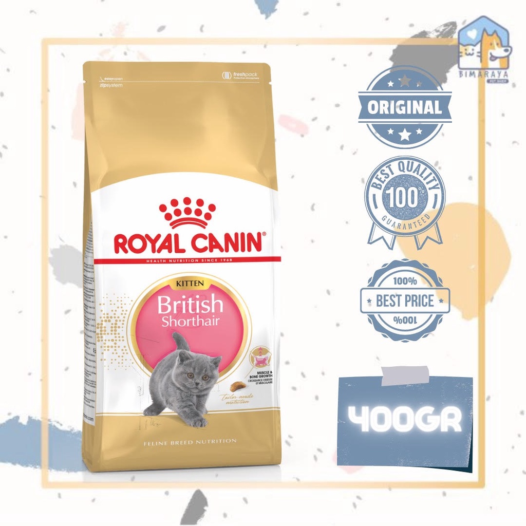 ROYAL CANIN KITTEN BRITISH SHORTHAIR 400GR FRESHPACK