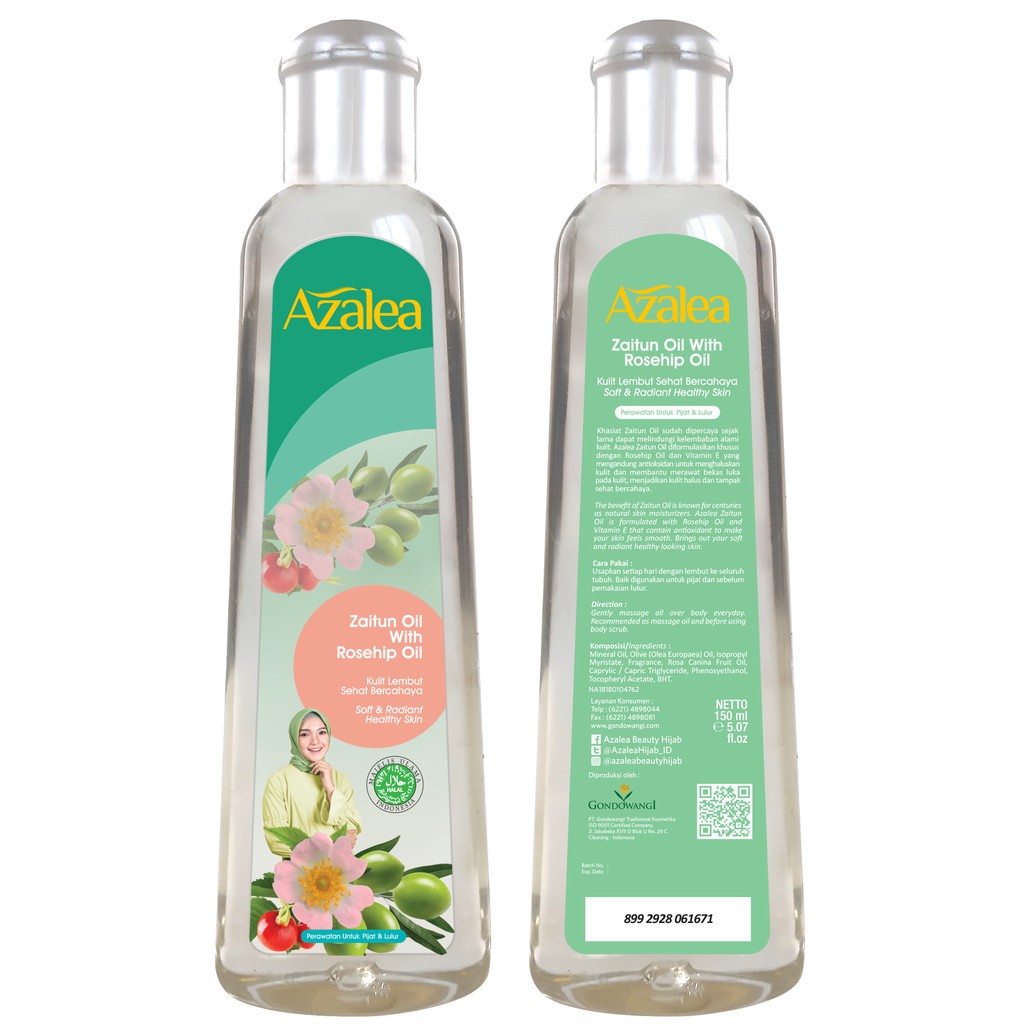 Azalea Zaitun Oil With Rosehip Oil 150ml