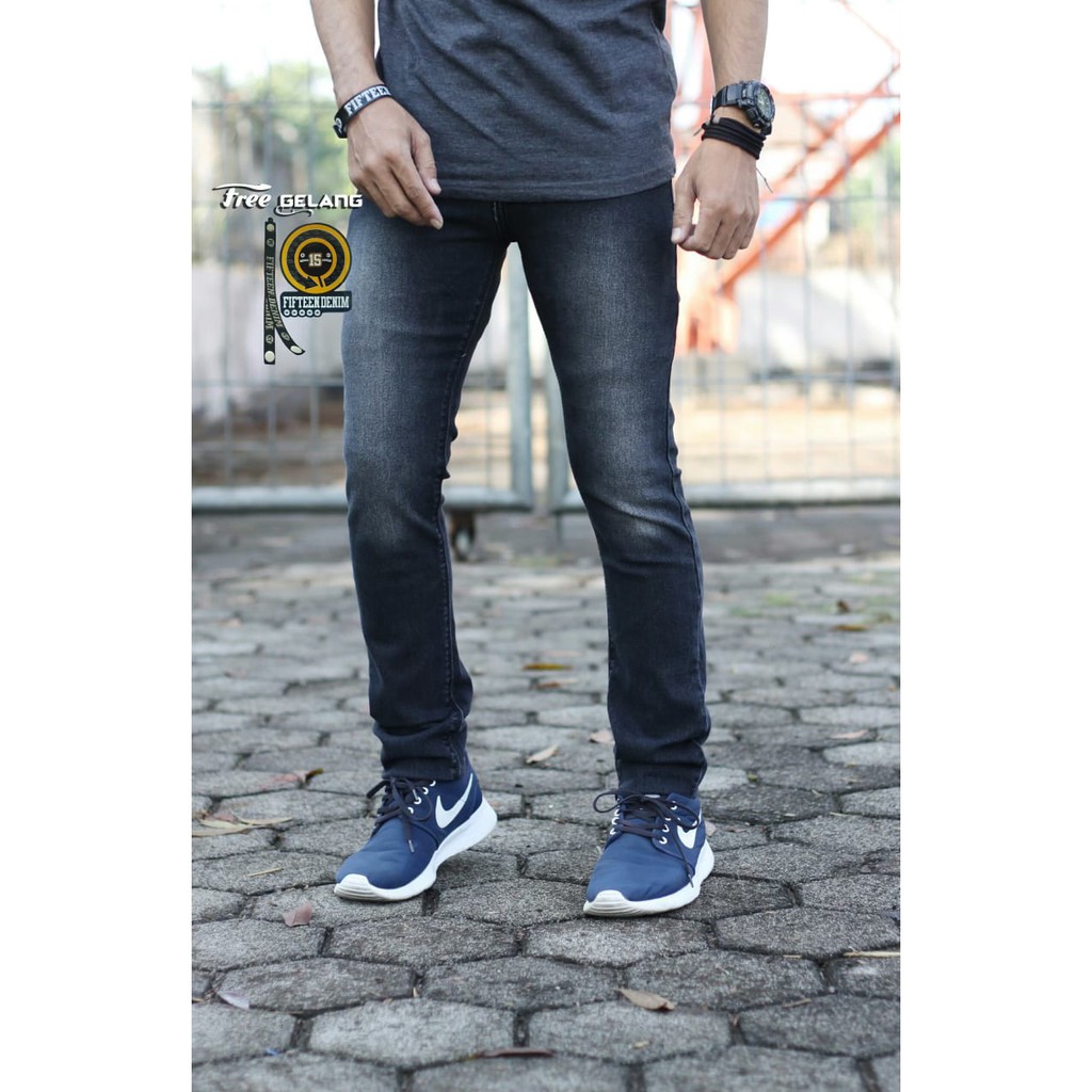 Terlaris ! Celana Jeans Panjang Pria Slimfit Original FIFTEEN DENIM Murah Berkualitas Premium