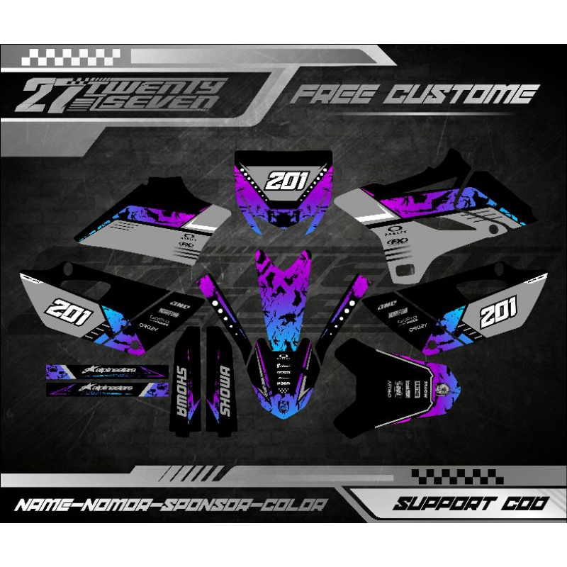 DECAL YZ 85 NEW FULL BODY DECAL STIKER YZ 85 BEBEK STANDAR DECAL STICKER YZ 85 NEW