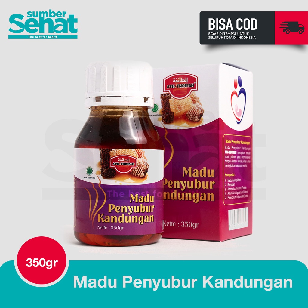 

Madu Penyubur Kandungan 350gr Madu Ath Thoifah Penyubur Wanita Promil
