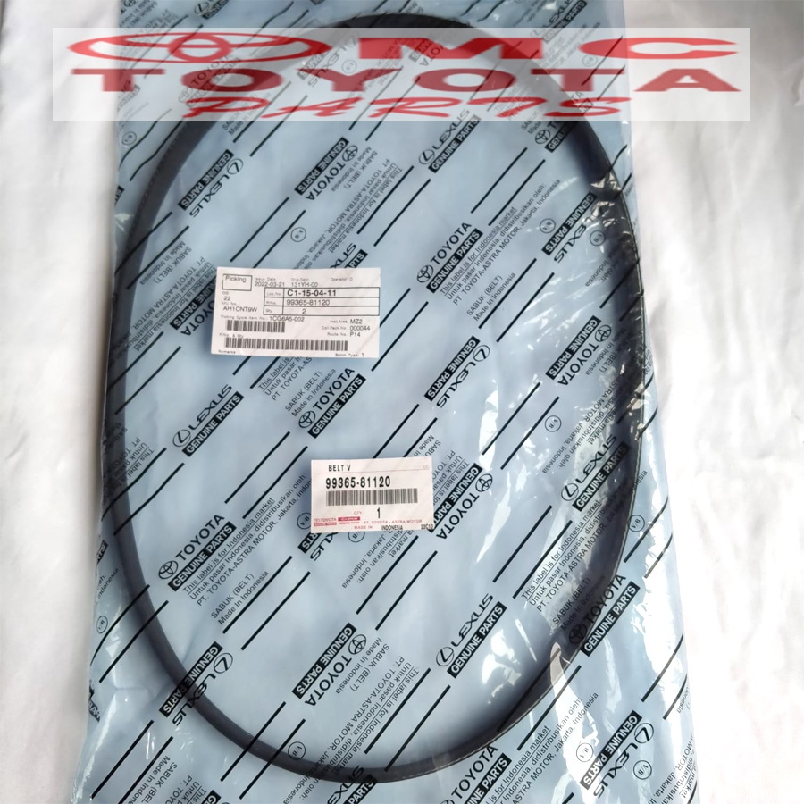 Tali Kipas (Fan/Van/V Belt) Camry Corona Twincam Absolut | 99365-81120