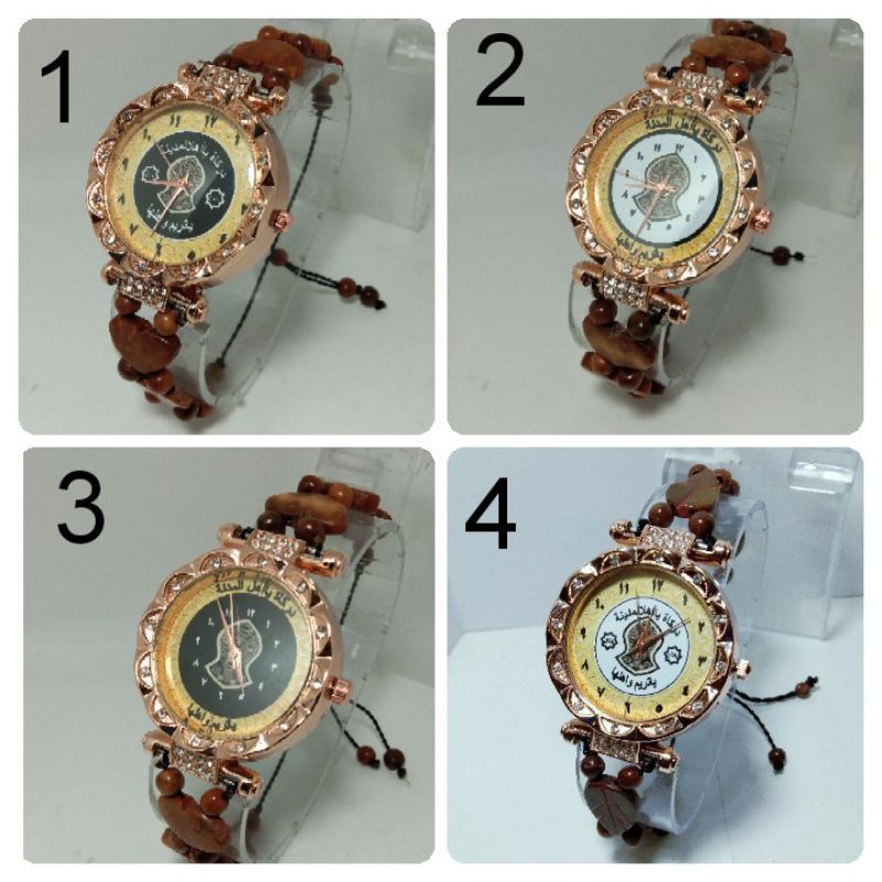 Jam tangan wanita tali kayu kaokah terompah free pasang nama