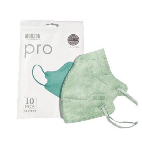 𝗪𝗶𝗻𝗱𝗮 𝗣𝗿𝗮𝗱𝗶𝘁𝗮 Masker KN95 Mouson Hitam Putih Warna 5ply Kawat Dalam 10pcs