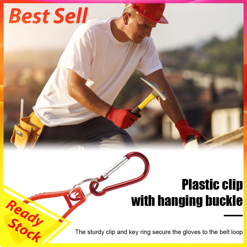 Multi-purpose Gloves Hook Labor Work Clamp Grabber Safety Clip Holder Tools