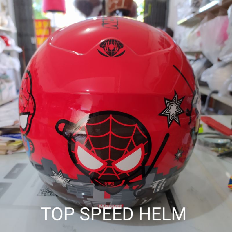 Helm BMC Milan Spiderman merah