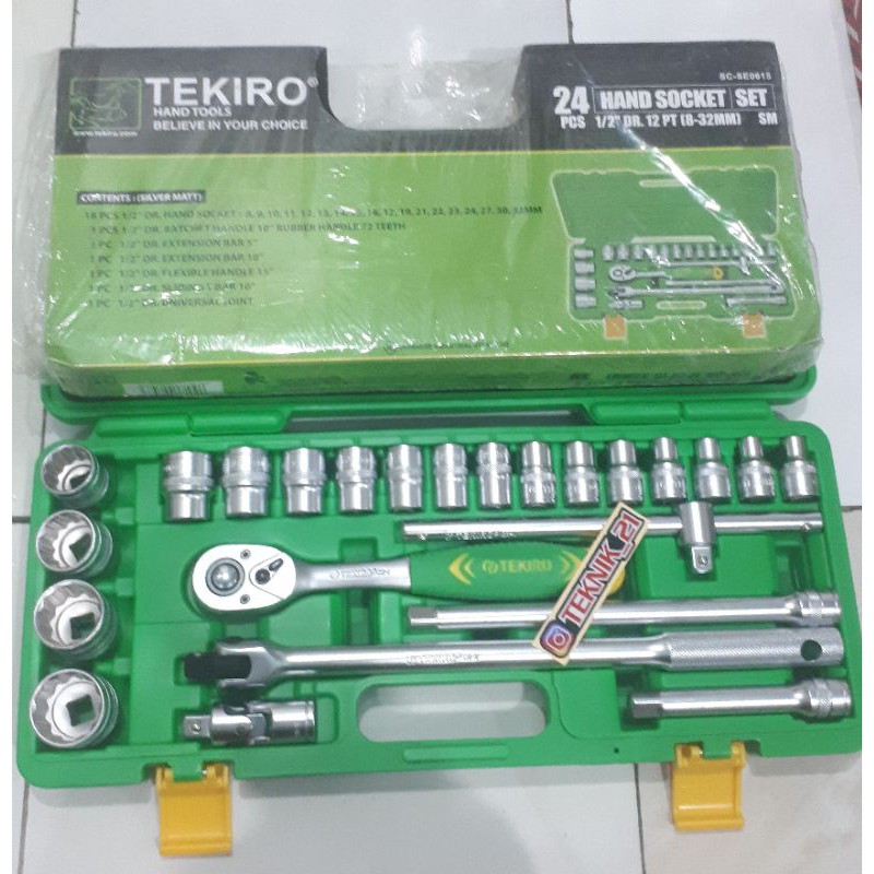 TEKIRO KUNCI SHOK 24 PCS KUNCI SHOK TEKIRO 24 PCS 12 PT  KUNCI SHOK 24 PCS TEKIRO