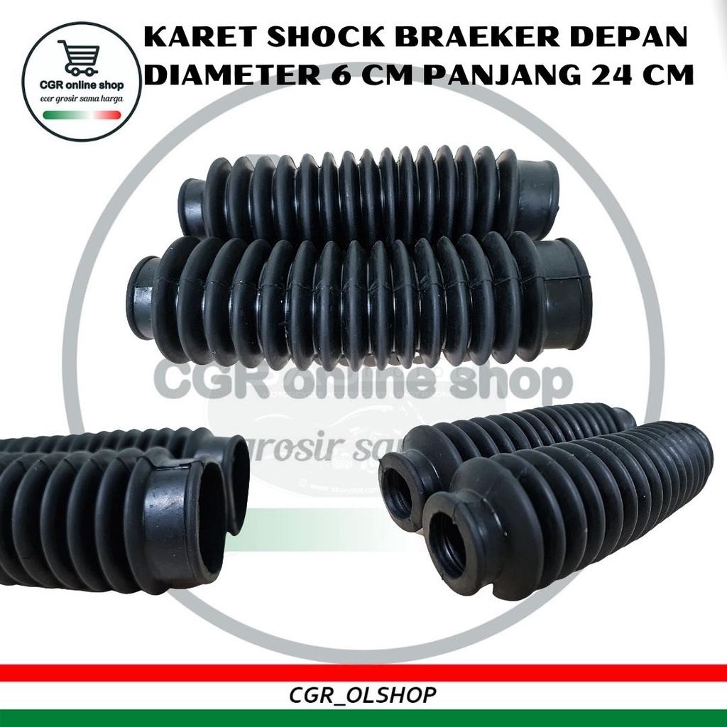 KARET SHOCK BREAKER DEPAN PANJANG KARET SHOCK UPSIDE DOWN KARET PELINDUNG SHOCK DEPAN
