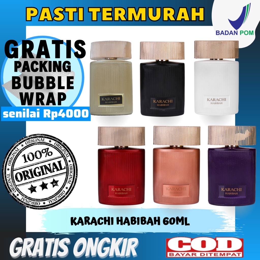 Parfum Pria Karachi Habibah 75ml Eau De Toilette Minyak Wangi Cowok Laki Laki Tahan Lama Murah Thail