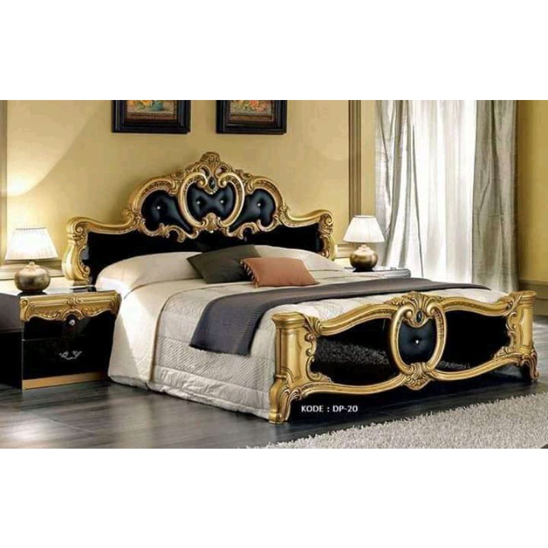tempat tidur mewah ranjang ukiran mewah