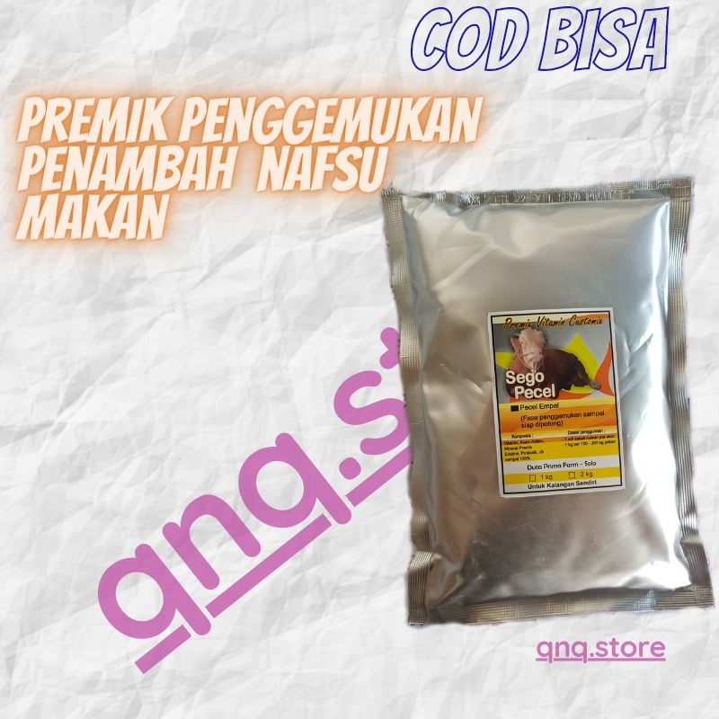 sego pecel empal 1kg premix pemacu pertumbuhan gemuk