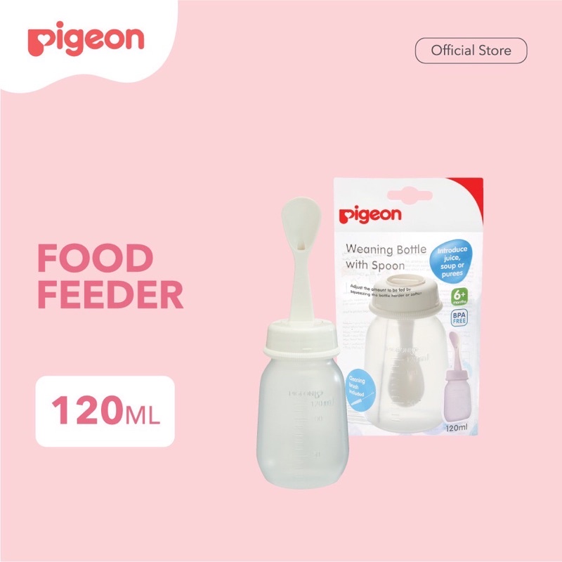 Pigeon Weaning Bottle with Spoon - Food Feeder