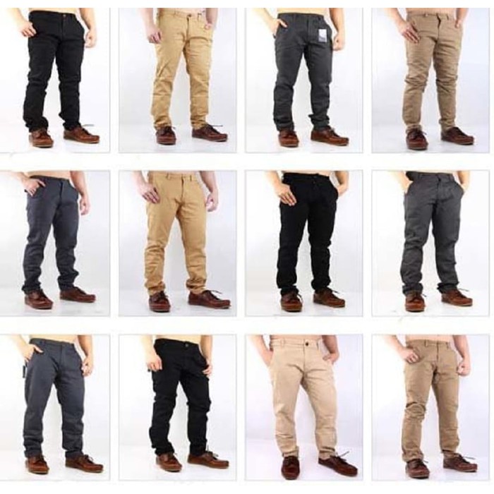 Celana Chino Panjang Chino Panjang Pria Chino Zara Man Cream Murah Slimfit Chinos