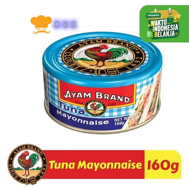 

Ikan Tuna Kaleng Mayonaise Ayam Brand 160gr