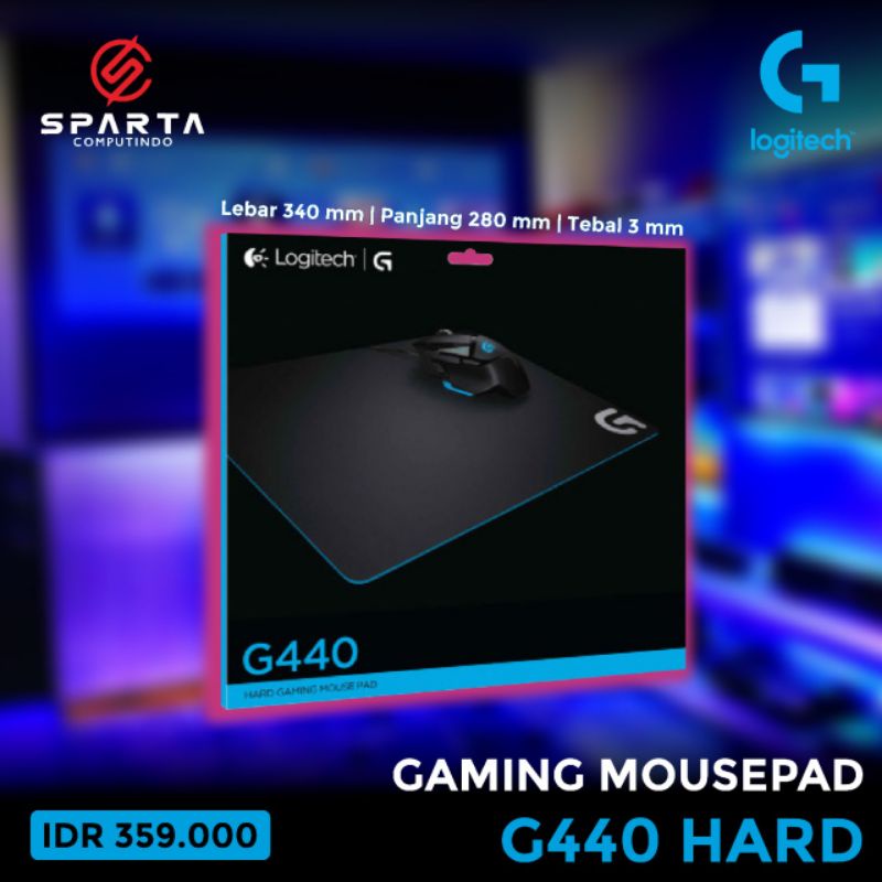 Logitech G440 Hard Gaming Mouse Pad Original New Murah Bergaransi