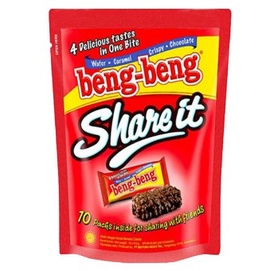 

Beng-beng Share It Wafer Rice Crispy Chocolate 10 x 9.5 g