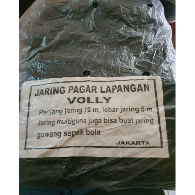 Jaring Lapangan Voli / Jaring Penutup Lapangan Voli 12m x 5m Jaring Keliling Lapangan