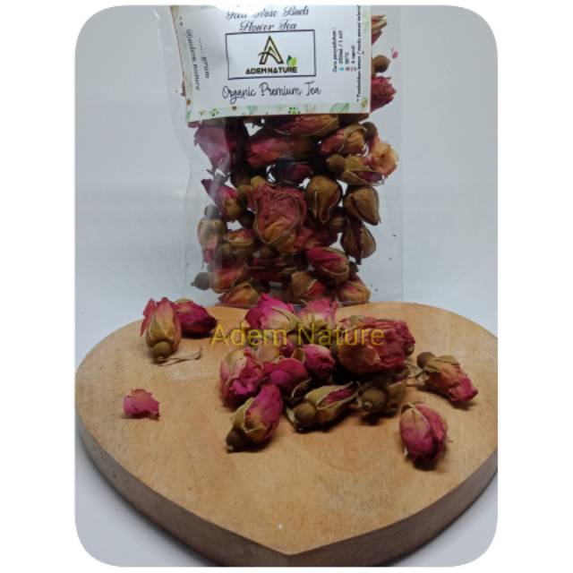 

Pure Dried Red Rose Buds Flower Tea - Teh Kuncup Bunga (5 gram)