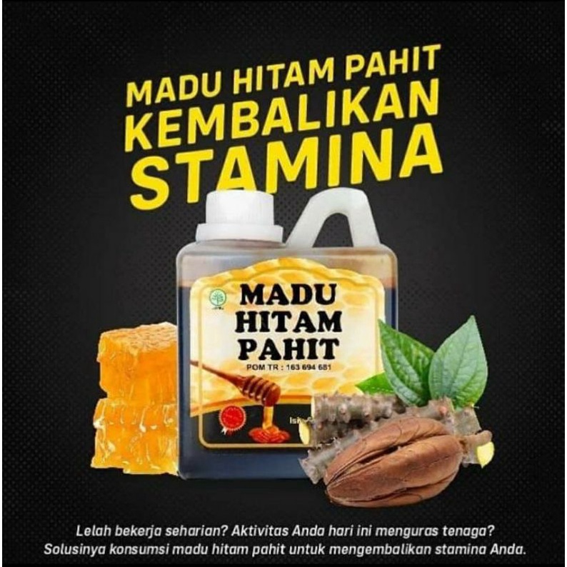 

madu hitam pahit asli 600g