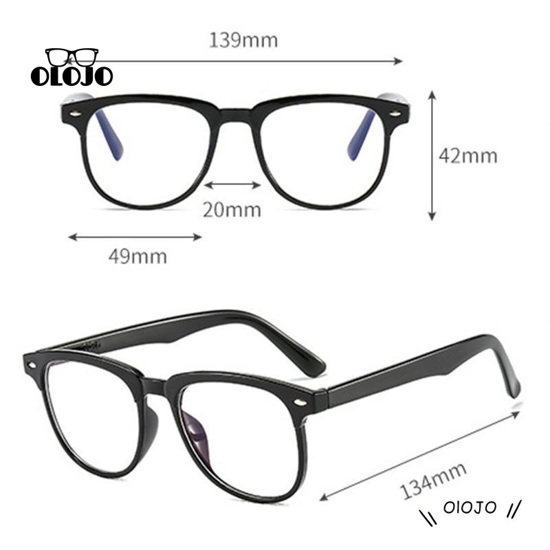 【COD】Kacamata Anti Radiasi Kacamata Anti blue Korea Wanita Untuk Pria Dan Wanita Fashion Gaya retro flat Eyeglasses