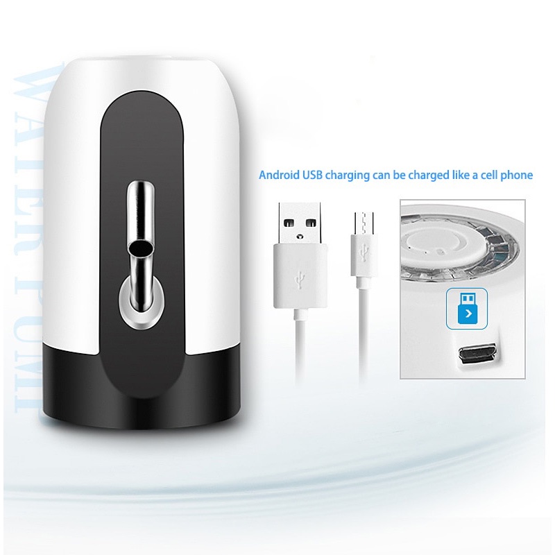Alloet Pompa Elektrik Air Minum Galon Smart Pumping Rechargeable