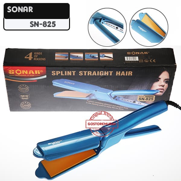 COD Catokan Rambut Sonar SN 825 Splint Straight Hair//CATOKAN PELURUS RAMBUT SONAR SN-825 TERMURAH