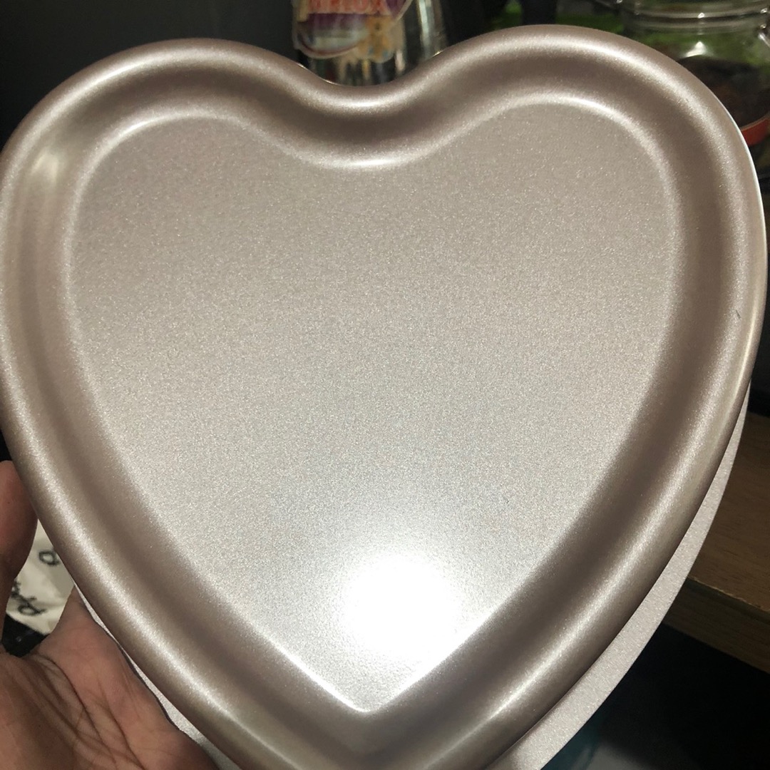 Loyang Cetakan Kue Bentuk Love Hati Heart Shape Anti Lengket Non Stick Premium