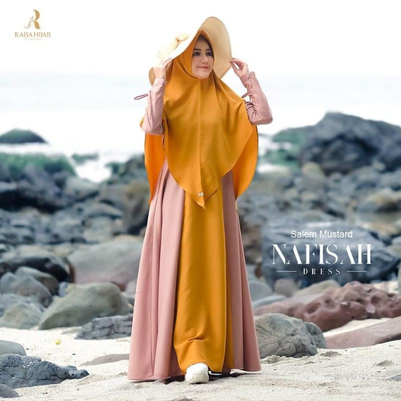 RAISA HIJAB - Nafisah dress by raisa hijab gamis simple dan elegant