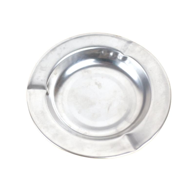 Asbak rokok bulat stainless steel