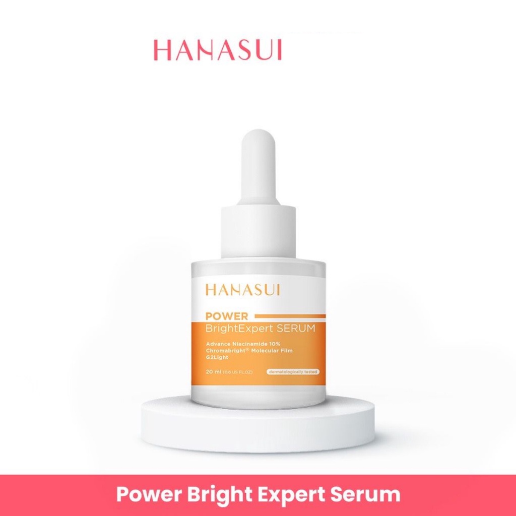 Hanasui Power Bright Expert Serum 20ml | Mencerahkan dan meratakan warna kulit