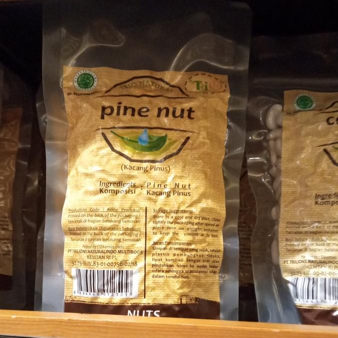 

paling diminati] TRIO NATURAL PINE NUT 125 gr kacang pinus