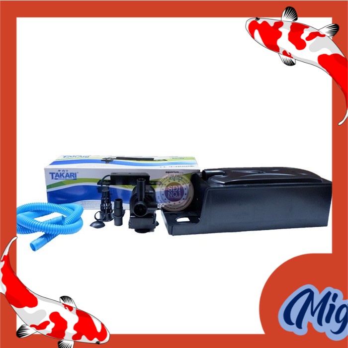 Aquarium ikan hias top filter atas TAKARI AT 203 K
